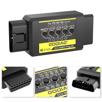 GODIAG GT105 ECU IMMO Kit Plus GT107 DSG Gearbox Data Read/Write Adapter for DQ250, DQ200, VL381, VL300, DQ500, DL501