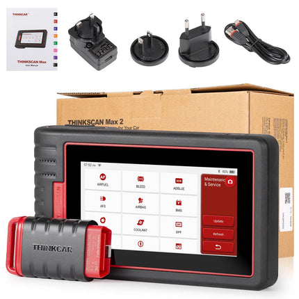 THINKCAR ThinkScan Max 2 Diagnostic Scan Tool All System Diagnosis & 28+ Resets with CAN-FD FCA AutoAuth Lifetime Free Update