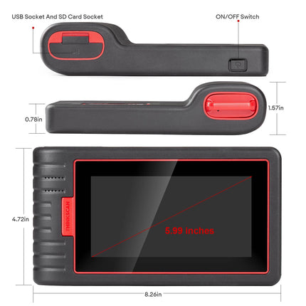 THINKCAR ThinkScan Max 2 Diagnostic Scan Tool All System Diagnosis & 28+ Resets with CAN-FD FCA AutoAuth Lifetime Free Update